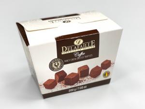 COCOA DUSTED TRUFFLES 200 gr boxes coffee
