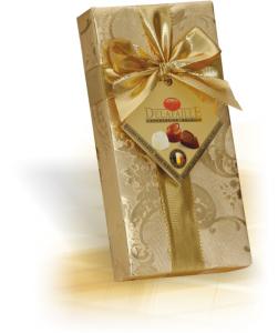 Paper wrapped boxes pralines 100gr different papers possible