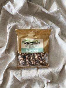 Coated Dates with Chocolate and Peanuts