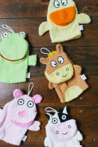 Bath Mitts - 100% Cotton