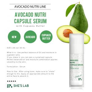 SHES LAB AVOCADO NUTRI CAPSULE SERUM