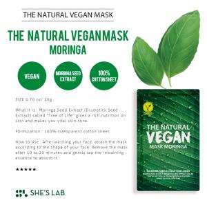 SHES LAB THE NATURAL VEGAN MASK MORINGA