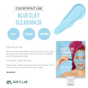 SHES LAB BLUE CLAY CLEAR MASK