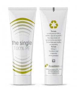 The Single 100% PE: Collapsible PE tubes Ø19-50mm from sustainable materials