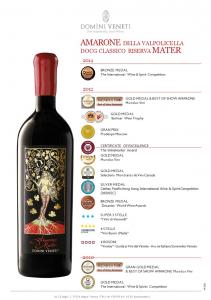 Domini Veneti Cru Mater Amarone DOCG Riserva 2012