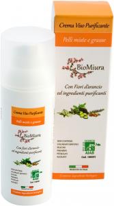 BioMiura Purifying Face Cream for Mixed and Oily Skin with Orange Blossoms