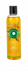 Oil consistency body wash with sea buckthorn oil