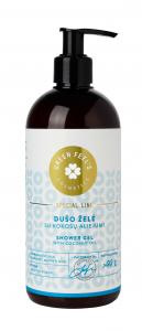 Shower gel with natural coconut oil