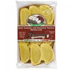 Goats Cheese and Roasted Tomato Mezzulune