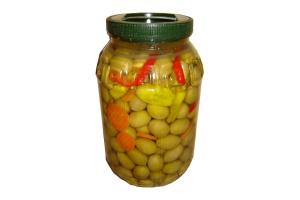 Green Olives, Whole, 1 Gallon PET Jar