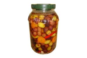 Mixed Olives, Pitted, 1 Gallon PET Jar