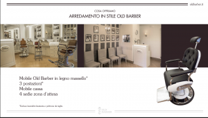ARREDAMENTO IN STILE OLD BARBER - FRANCHISIG