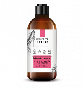 Favorite nature - SHAMPOO FOR COLORED HAIR 400 ml GINSENG AND CRANBERRY