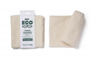 Floor cloth in bamboo and cotton fiber  50 cm x 50 cm - 1 pc. (pack FSC paper)
