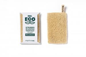 Loofah kitchen scrubber  - 1 pc. (pack FSC paper)