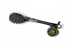 Revitalising brush with massage sponge