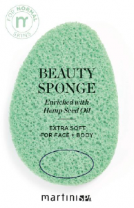 Beauty sponge enriched with hemp oil - normal skin