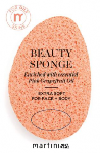 Beauty sponge enriched with pink grapefruit - oily skin