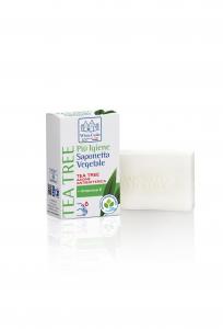 VEGETABLE BAR SOAP WITH TEA TREE ESSENTIAL OIL