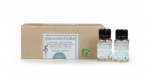 Diksonatura Coadjuvant lotion in the prevention of hair loss with extract of Rosemary and Essential Oils of Citron, Lavender, Rosemary and Crimson Clover and Mung Bean Sprouts.