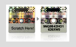 SWEBS PIN Code Label