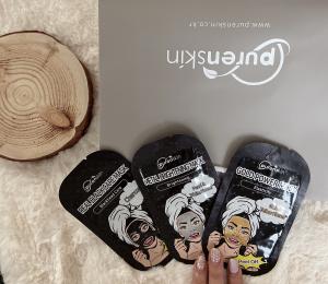 Purenskin Gold, Silver, Charcoal Peel Off mask 3 Variety