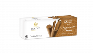 Pathos Cookie Straws with Cappuccino Cream 125g