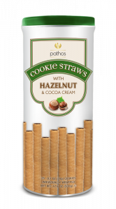 Pathos Cookie Straws with Hazelnut Cocoa Cream 500g