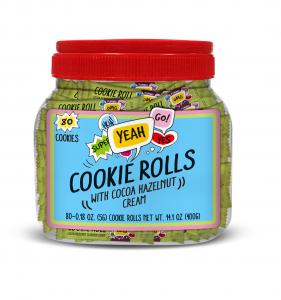 Pathos Cookie Rolls with Hazelnut Cream in Tub 400g