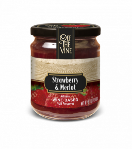 Off the Vine - Strawberry & Merlot Wine Based Fruit Preserve 240g
