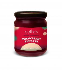 Pathos - Strawberry Rhubarb Artisanal Fruit Preserve 240g
