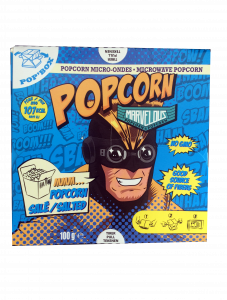 MARVELOUS MICROWAVE POPCORN -  POP UP  BOX- SALTED