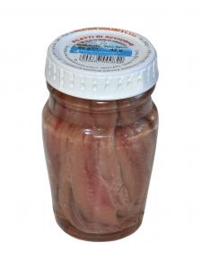 Anchovies fillets in sunflower oil - jar
