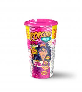 MARVELOUS SWEET POPCORN  IN 1 LITER CUP 125g