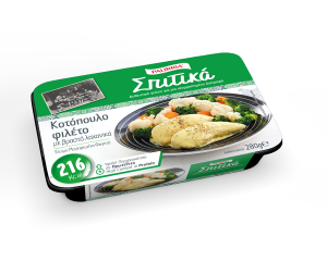 Chicken fillet with boiled vegetables