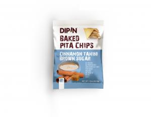DIPIN Baked Pita Chips - Cinnamon and Brown Sugar