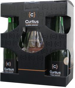 Curtius Gift Box 4 bottles of 37,5cl + 1 glass