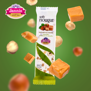 Soft Nougat with Hazelnuts & Caramel