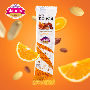 Soft Nougat with Orange & Peanuts