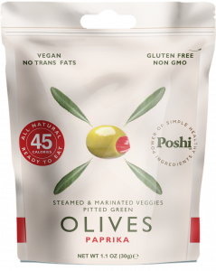 Marinated olives - Red Pepper Stuffed, 30g, 50g - snack size