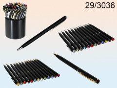 Black pen with Swarovski stone