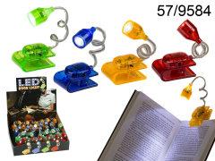 Reading lamp with LED (incl. batteries)  ca. 4 cm