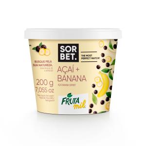 Açaí Banana Sorbet 200g - Ready to eat