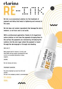 Re-ink Tattoo removal