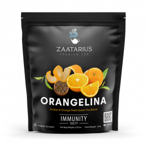 ORANGELINA - Za'atar & Orange Peels Green Tea Blend