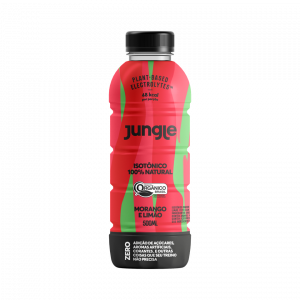 JUNGLE PLANT-BASED ISOTONIC STRAWBERRY AND LEMON 500ML