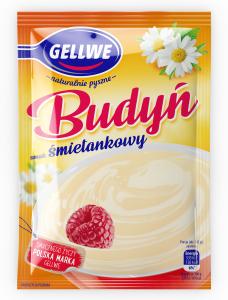 GELLWE Cream flavoured pudding in powder