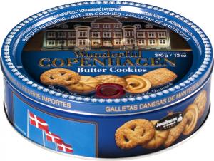 Wonderful Copenhagen 340g Danish Butter Cookies