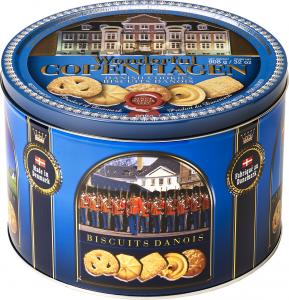 Wonderful Copenhagen 908g Cannister tins Danish Butter Cookies 