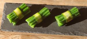 Frozen French Bean Bundles with Courgette Roll or Tie